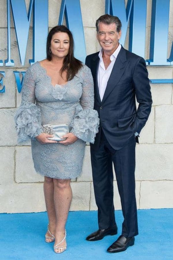 Pierce Brosnan and Keely Shaye Smith