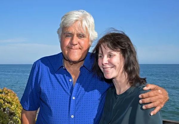 Jay Leno with his wife, Mavis