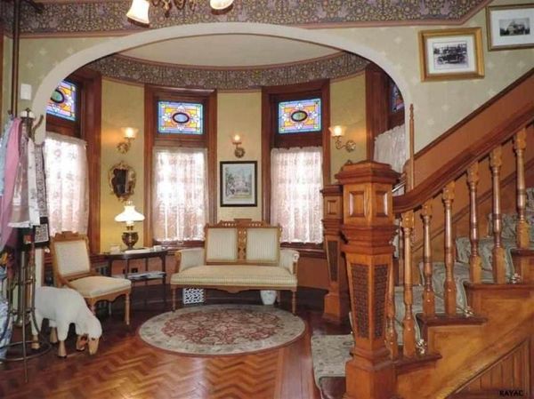 Raw and deteriorated interior of the house.