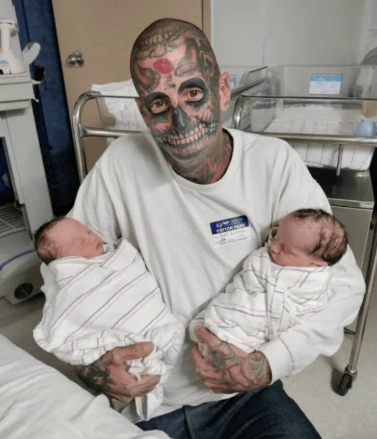 Breaking stereotypes with love: Meet the dad with 240 tattoos who adores his family!