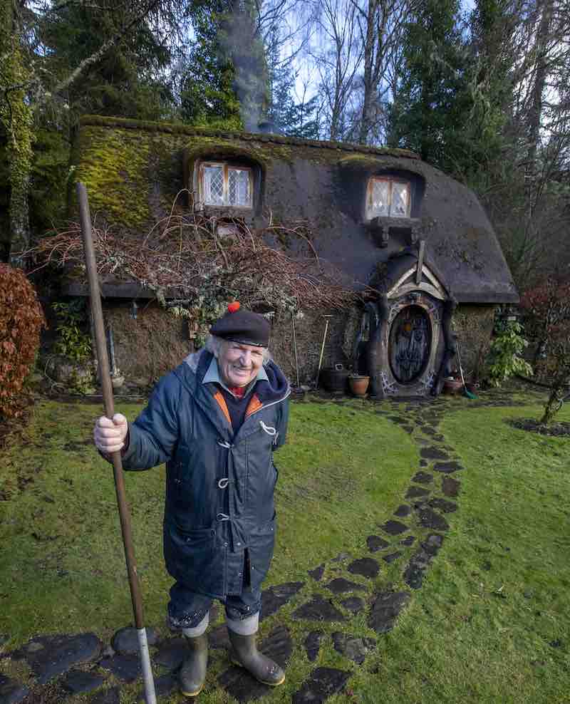 At 90 This Old Man Amazed The World By Building His Own Hobbit House, But Wait Till You See Inside