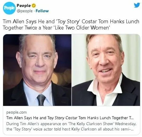 Tim Allen and Tom Hanks