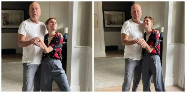 Bruce Willis and his daughter