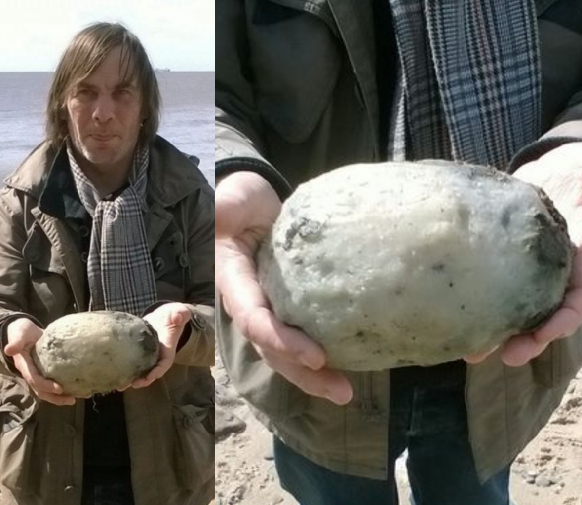 Dazed Couple Discovers “Extraordinary Ocean Stone” on a Beach – Could be Worth £50,000!