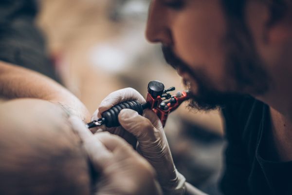 Woman with Tattoo