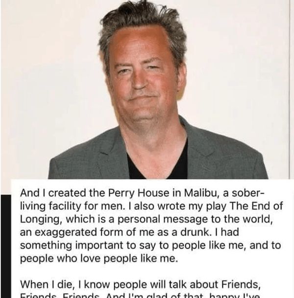 Tribute to Matthew Perry: Honoring His Cherished Wishes