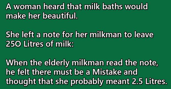 A Milk Bath Mishap