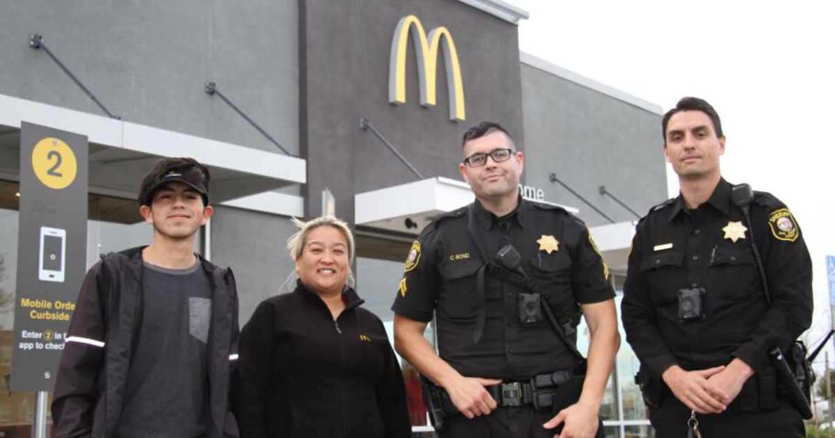 McDonald’s Employees Save Woman in Danger on Christmas Eve