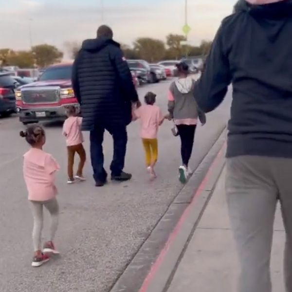 Shaq Visiting the Collins Kids