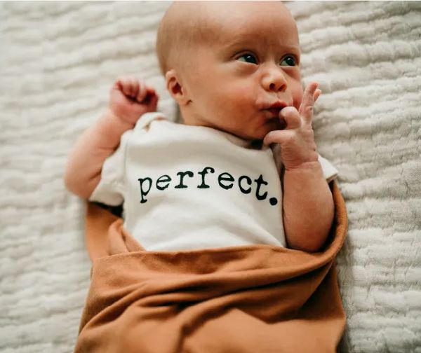 Beautiful baby boy with Down syndrome