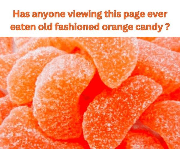 Old Fashioned Orange Candy