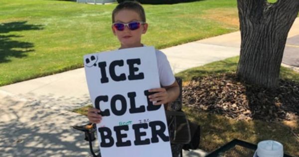 Police Called On Boy’s “Beer” Stand