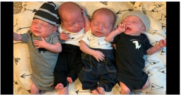 A Miracle Surprise: Mom Gives Birth to Quadruplets