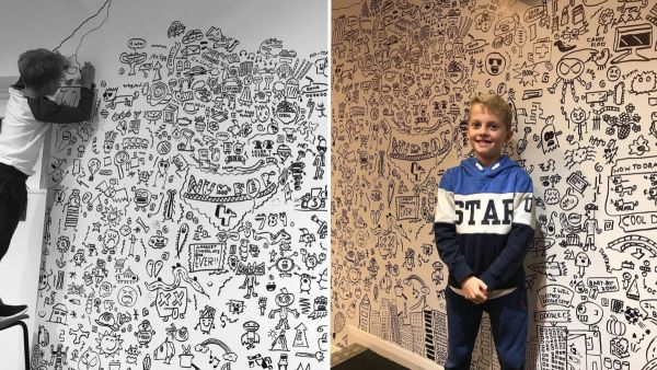 The Doodle Boy: From Class Trouble to Restaurant Decorator