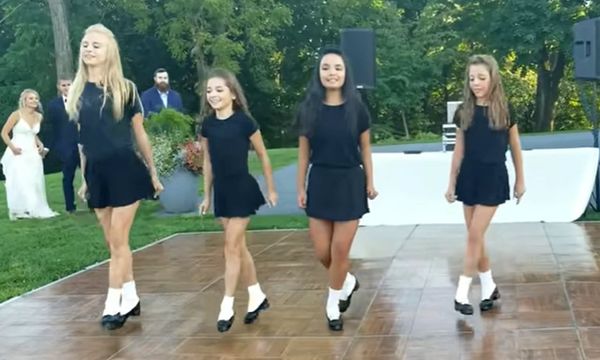 Irish Dance Surprise: Four Girls Rock The Wedding Reception