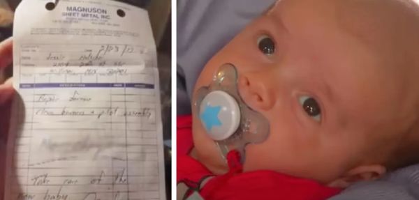 Dad Hires Repairman to Fix Furnace, Receives Heartwarming Surprise for his Newborn