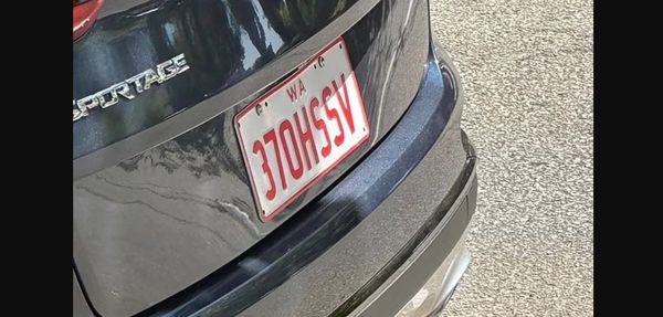 This Clever License Plate Is Going Viral For All The Wrong Reasons