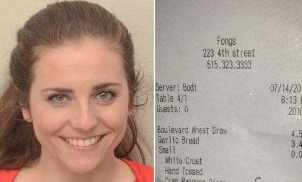 Waitress Makes a Heartwarming Gesture