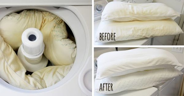 How to Wash and Whiten Pillows