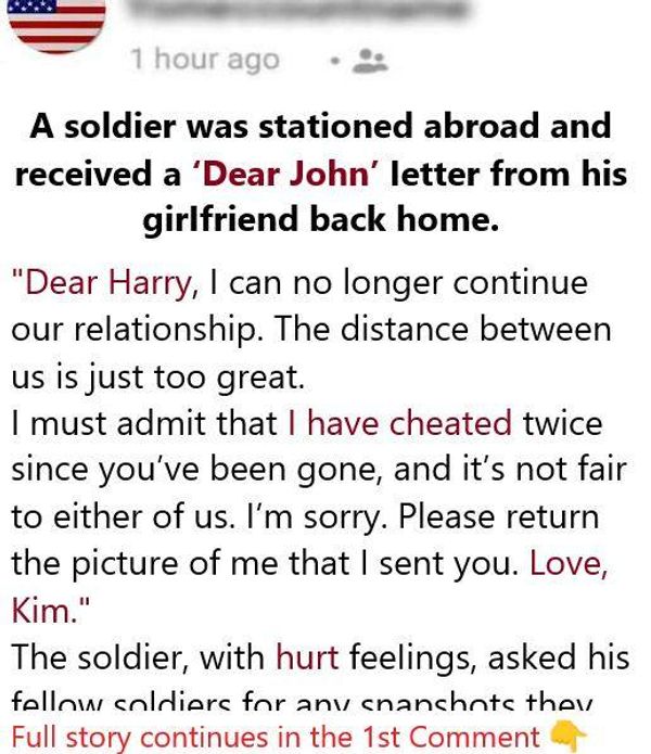 A Soldier’s Unexpected Letter