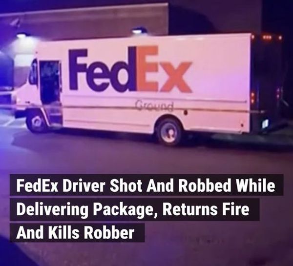 FedEx Driver Involved in Shooting Acted in Self-Defense