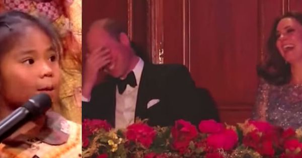 Little Girl Asks Prince William A Question, His Reaction Has Him Red As A Lobster