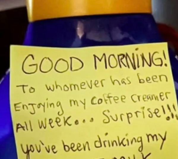 A Surprising Saga of Dealing with an Office Creamer Thief