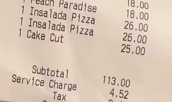 Customer is Shocked to Find a “Hidden” Charge on Her Restaurant Bill