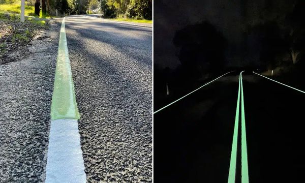 Australia Improves Road Safety Using ‘Glow In The Dark’ Markings