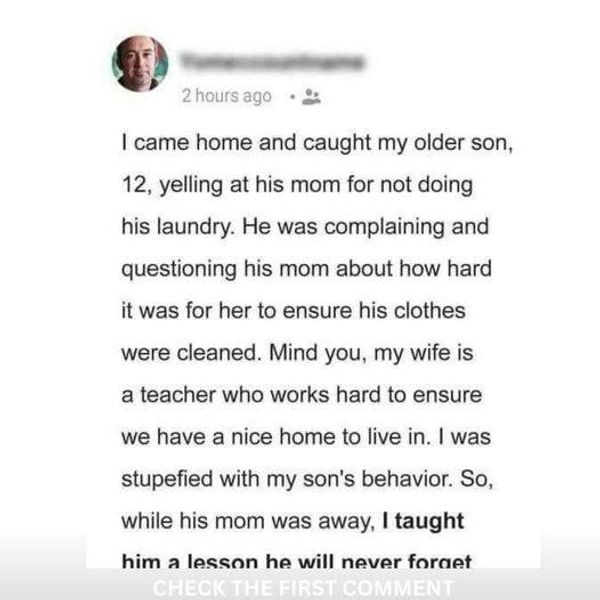 Dad Imparts Important Lesson on Appreciation to His Son