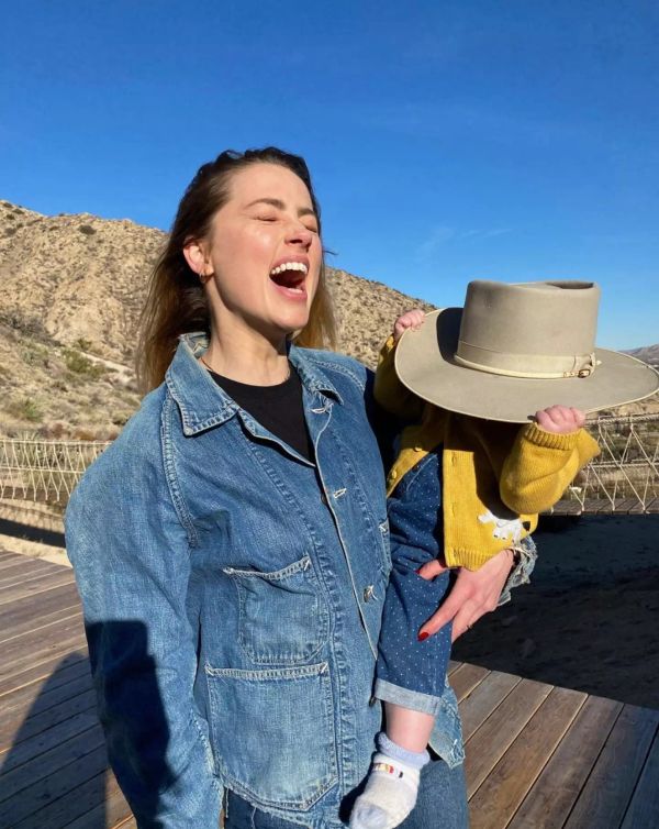 Amber now lives in Spain with her daughter. (Instagram/@amberheard)