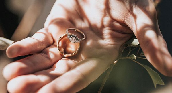 For our proposal my fiancé gave me his former engagement ring