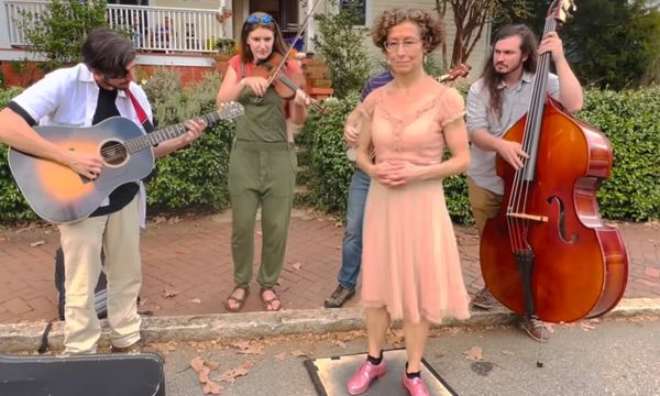 Miss Moonshine Dances Her Legs Off At Bluegrass Festival