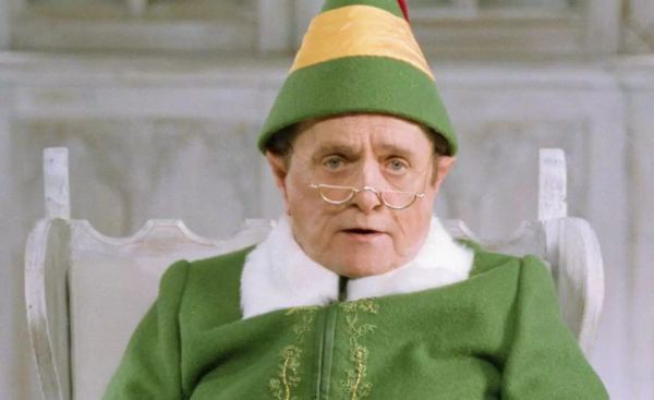 Bob Newhart, seen here in Elf, has died. (Warner Bros.)