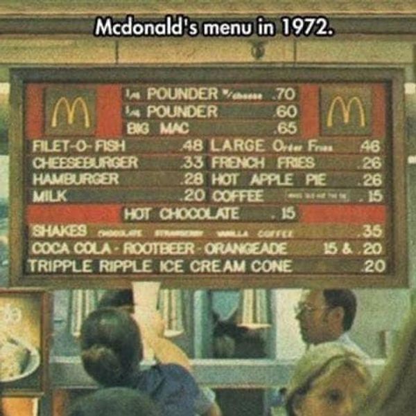 Reliving the Good Ole Days of McDonald’s Menu Prices