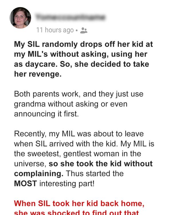 Grandma’s Sweet Revenge