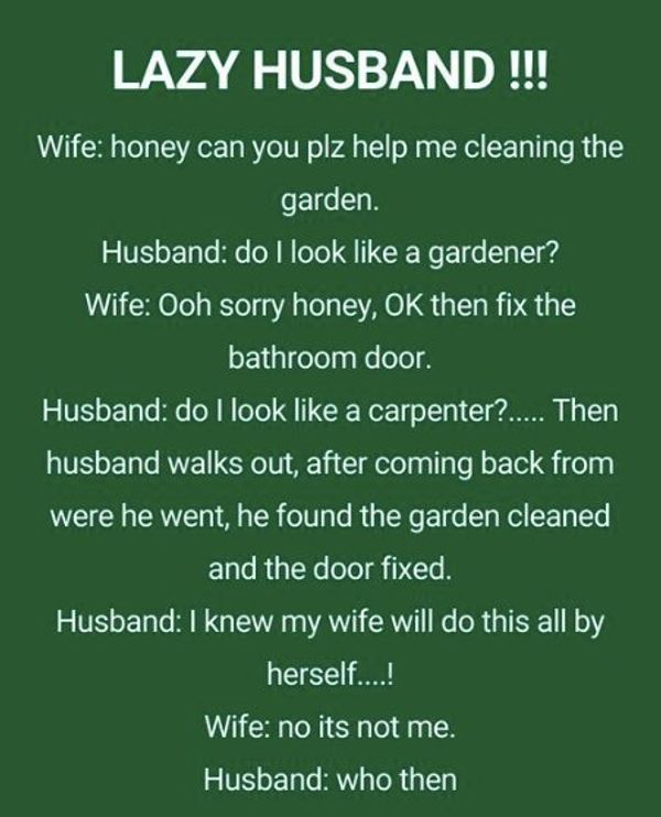 Lazy Husband!!! (Funny Story) – USA Press