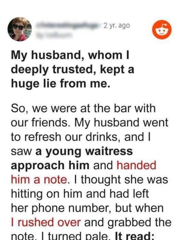 Wife Uncovers Husband’s Dark Secret