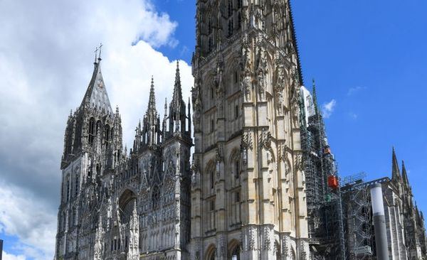 Historic Rouen Cathedral in Flames: Emergency Efforts Underway