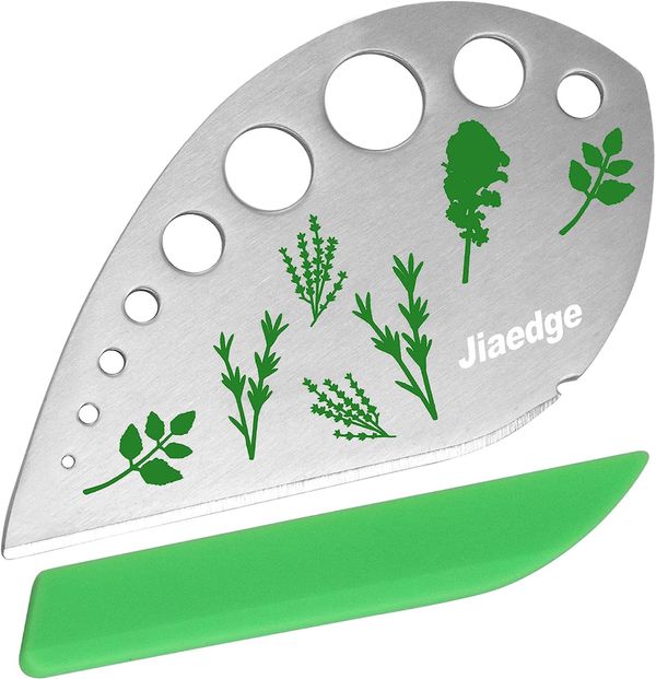 Jiaedge 9 Hole Stainless Steel Herb Stripper