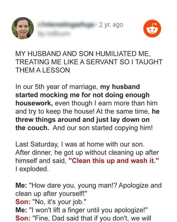 A Husband and Son Learn the Importance of Respect and Teamwork