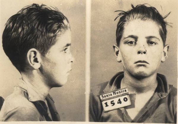 Mugshot Of A Child Criminal