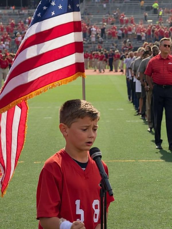 Young Sensation Jadon Perez Wows Audiences with his National Anthem Rendition