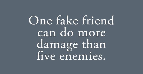 5 Ways To Spot A Fake Friend