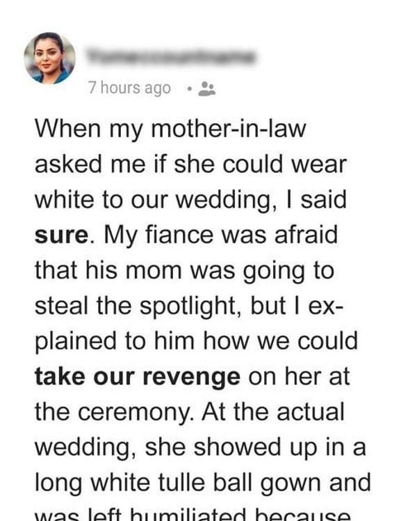 The Unexpected Revenge at Our Wedding