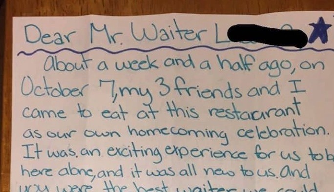 Waiter Shocked When Teens Surprise Him After Leaving a Measly Tip