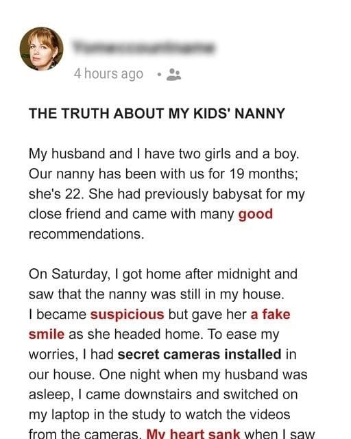 How Hidden Cameras Exposed My Husband’s Secret Affair with the Nanny – A Story You Won’t Want to Miss!