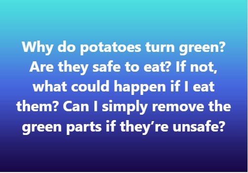 The Shocking Truth About Green Potatoes: Are They Your Kitchen’s Hidden Danger?