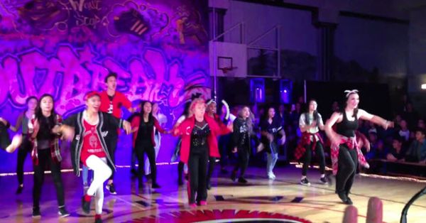 Students Do ‘Uptown Funk’ Routine, 60 Year Old Teacher’s Moves Puts Them To Shame