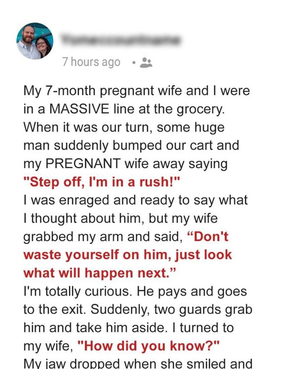 A Sharp and Perceptive Partner: My Pregnant Wife Saved the Day